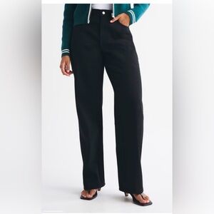 Abercrombie&Fitch Curve Love Loose Fit High Rise Gray Jeans , size 6 R